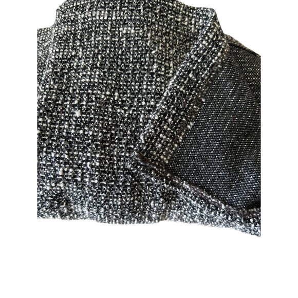 BonWorth Womens M Petite Black & Gray Button-Up Cardigan Sweater - Picture 8 of 8